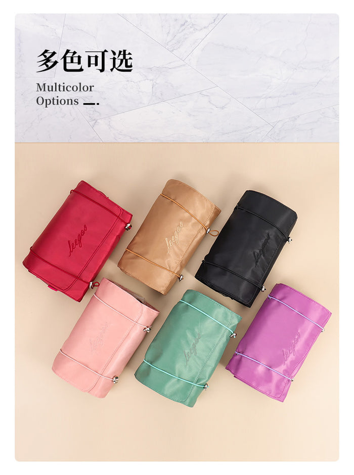 4-in-1 Travel Makeup Bag – Large Capacity Detachable Toiletry & Cosmetic Organizer